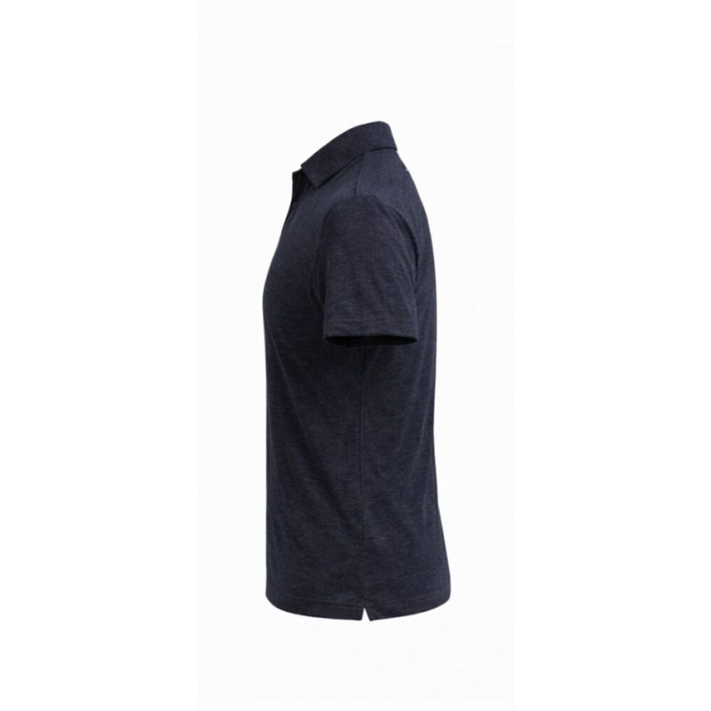 Gianfranco Ferre POLO MA Navy Blue Sheer Cotton Blend Mens T-Shirt - Picture 3 of 3
